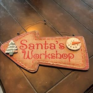 💥Free with Purchase💥 Santa’s Workshop Sign